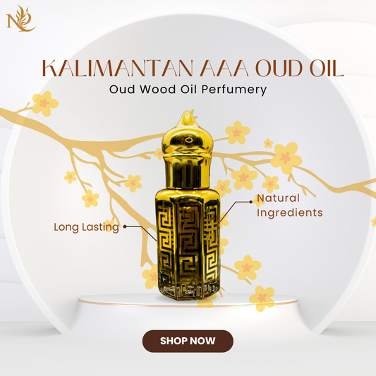 Kalimantan Grade A oud oil bottle