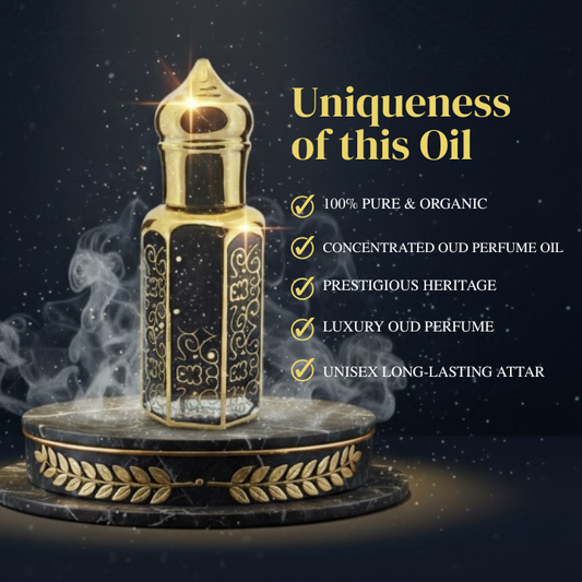 Sultan Oud Noir – Luxury Green Oud Perfume Oil | Cypress, Sandalwood & Arabian Oud | Unisex Long-Lasting Attar