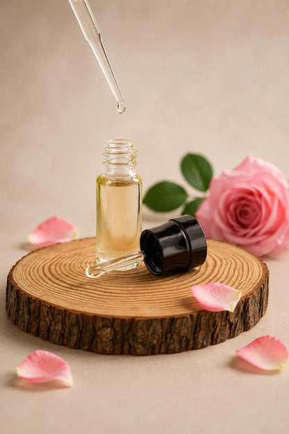 Pure Pingyin Rose Essential Oil – 100% Undiluted Steam-Distilled Rose Oil sourced from Shandong, China