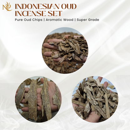 Assorted Indonesian Agarwood Sampler Set - Pure Oud Chips