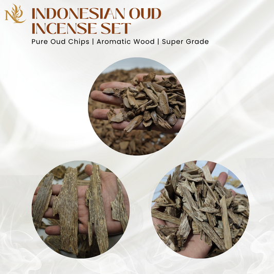 Assorted Indonesian Agarwood Sampler Set - Pure Oud Chips
