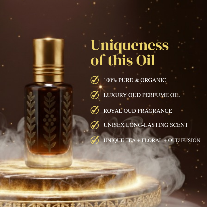 Midnight Oud Mystique (Black Afgano–Inspired Dark Oud Perfume Oil) Incense, Tobacco & Amber | Unisex Long-Lasting Scent