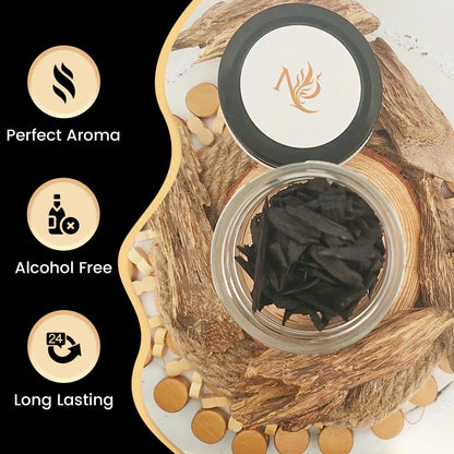Resalah Essence Bakhoor – Premium Oud Chips with Bulgarian Rose