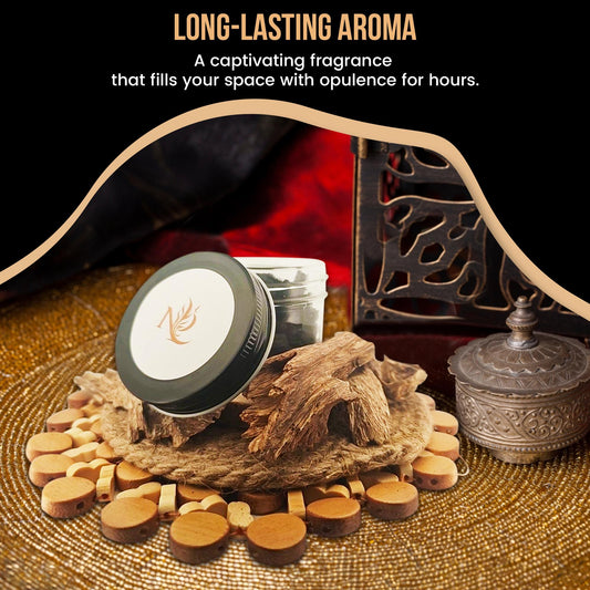 Resalah Essence Bakhoor – Premium Oud Chips with Bulgarian Rose