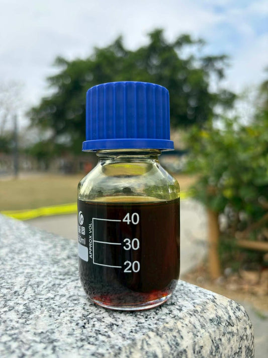 Wild Kynam Oud Oil bottle with volume markings