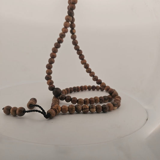 Pure Agarwood Oud Aromatic Mala Beads- 108 count 8mm