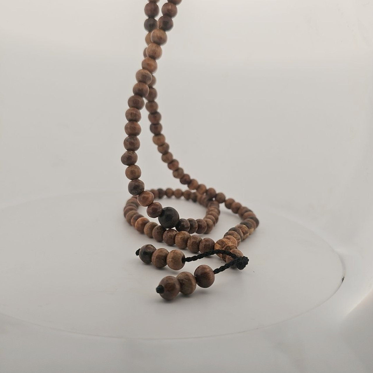 Pure Agarwood Oud Aromatic Mala Beads- 108 count 8mm