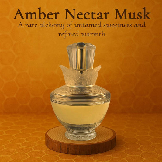 Amber Nectar Musk Pure Perfume Oil - Raw Honeycomb Smoked Vanilla Warmth