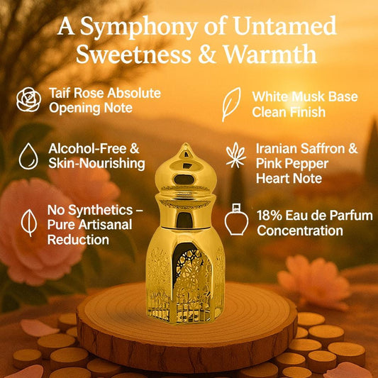 Royal Taif Rose Oil - Luxury Arabian Perfume Oil