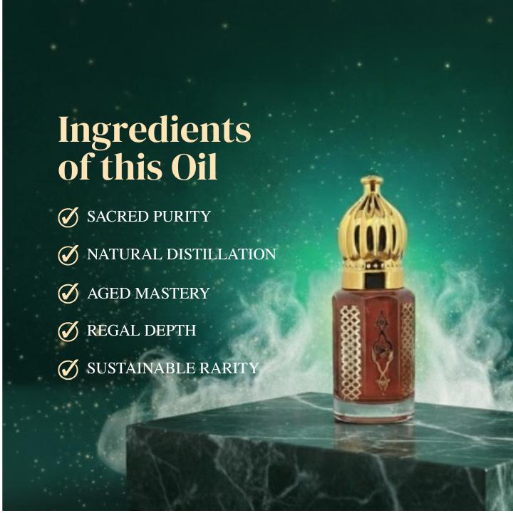 Patchouli Amber Natural Perfume Oil | Earthy & Warm Amber Blend | Long-Lasting Unisex Fragrance | Pure Botanical Oil by Noble Aroma