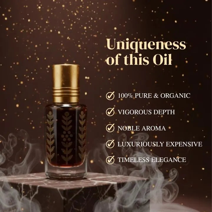 Pure Oud Assam – Grade A Dehn Oud | Traditional Indian Oud Oil | Authentic Attar-Inspired Distillation | Noble Aroma Luxury Collection