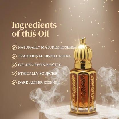 Pure Oud Laos – Grade A Dehn Oud | Sweet Woody Natural Oud Oil | Traditional Hand-Distilled Luxury by Noble Aroma