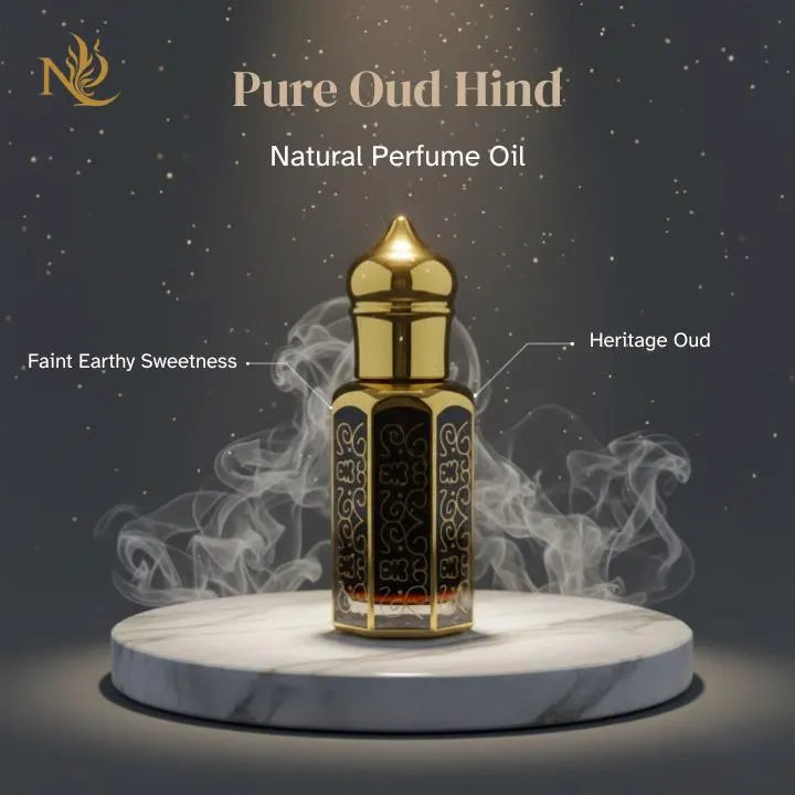 Pure Oud Hind – Grade A Dehn Oud | Traditional Indian Oud Oil | Smoky Woody Heritage Distillation | Noble Aroma Luxury Collection