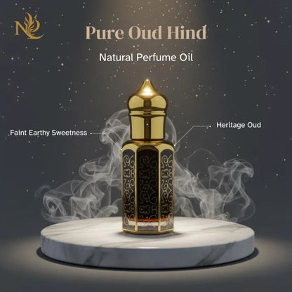 Pure Oud Hind – Grade A Dehn Oud | Traditional Indian Oud Oil | Smoky Woody Heritage Distillation | Noble Aroma Luxury Collection