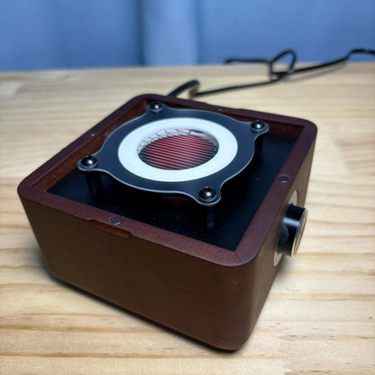 Subitism Electric Oud Burner | Sapele Wood, Quartz Glass & Alumina Ceramic | 60-420C