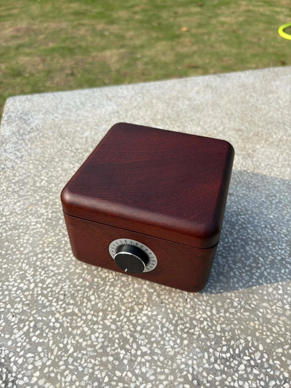 Subitism Electric Oud Burner | Sapele Wood, Quartz Glass & Alumina Ceramic | 60-420C