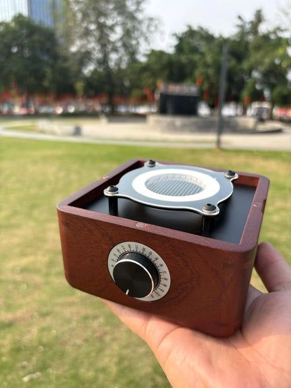 Subitism Electric Oud Burner | Sapele Wood, Quartz Glass & Alumina Ceramic | 60-420C