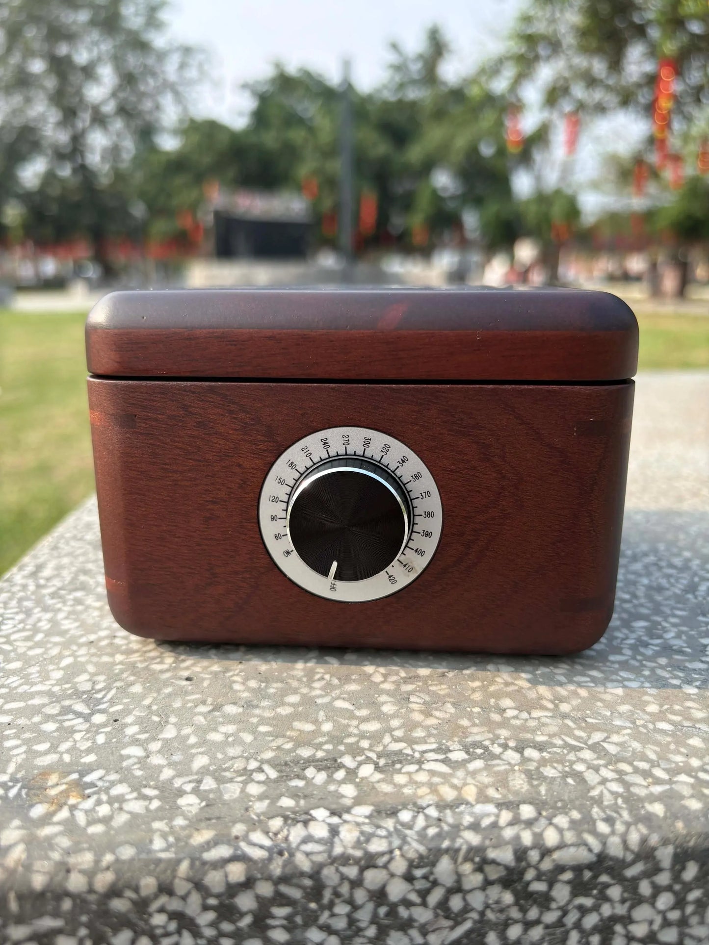 Subitism Electric Oud Burner | Sapele Wood, Quartz Glass & Alumina Ceramic | 60-420C